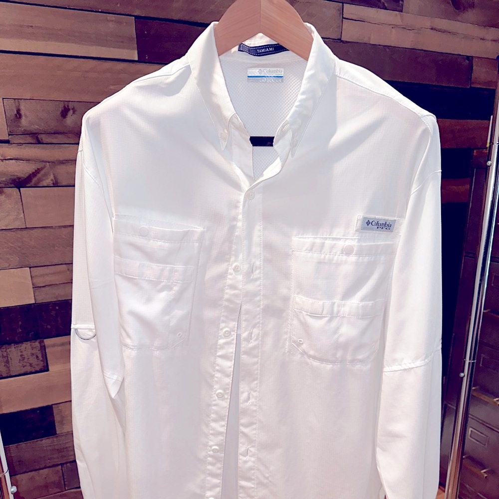 Columbia Long Sleeve White